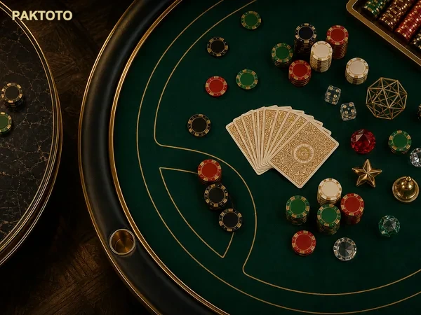 Antarmuka Lottery dengan navigasi yang rapi